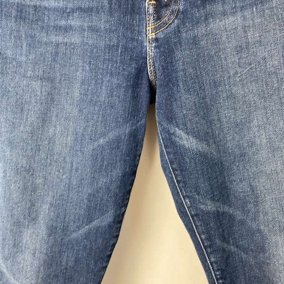 Mother Denim The Stunner Ankle Fray Skinny Jeans in Teaming Up - Size 32 - Picture 16 of 17